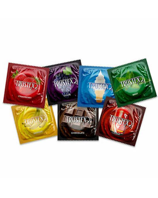 Trustex Assorted Flavours Condoms - 1000 Pack