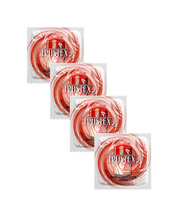 Trustex Assorted Flavours Non-lubricated Condoms - 1000 Pack