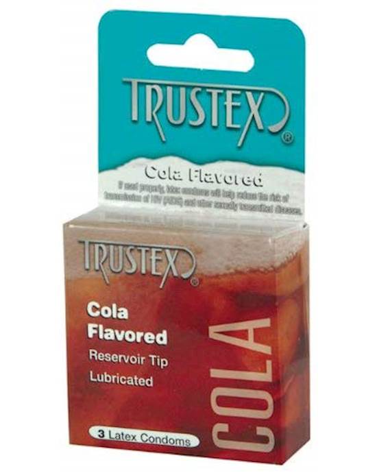 Trustex Cola Flavoured Condoms 3 Pack