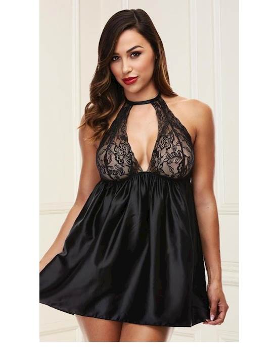 Sexy Lace Babydoll Set