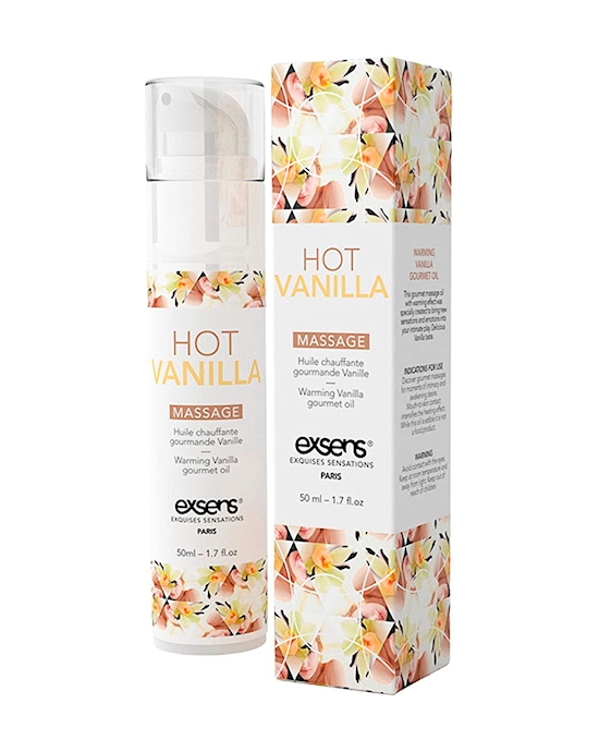Warming Gourmet Massage Oil  Hot Vanilla