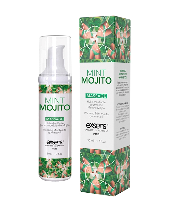 Warming Gourmet Massage Oil  Mint Mojito
