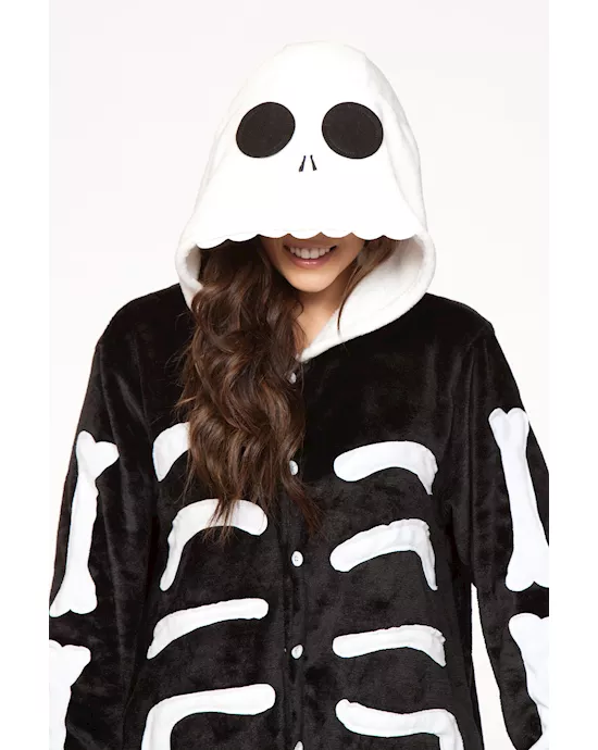 Skeleton Adult Onesie