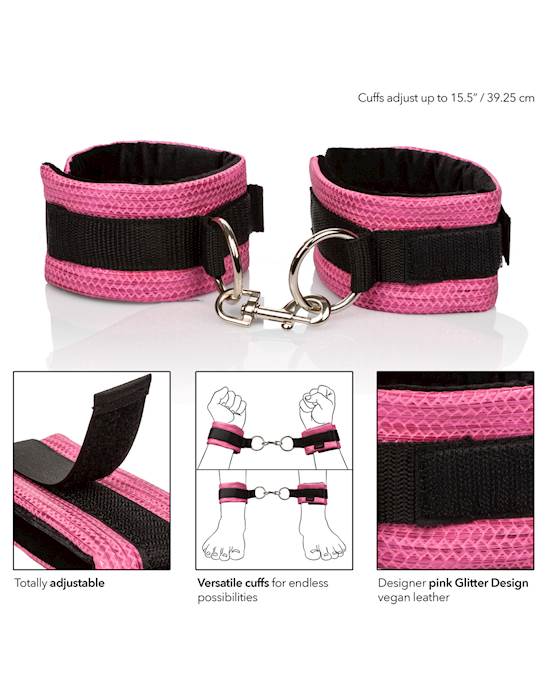 Calexotics Tickle Me Pink Universal Cuffs
