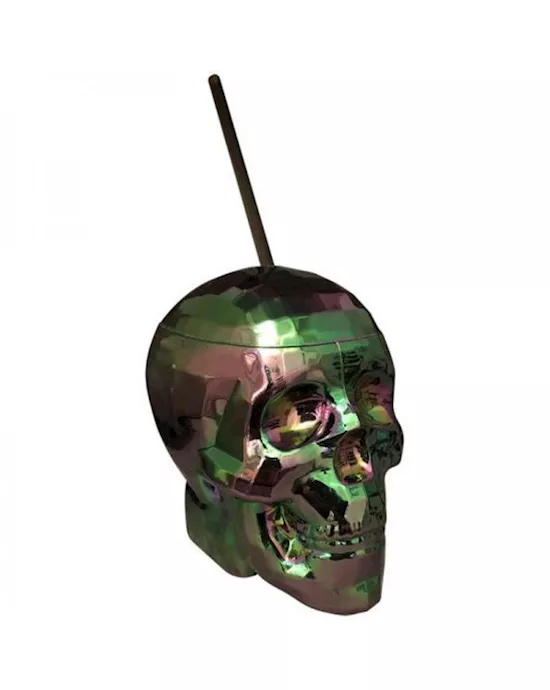 Oil Slick Skull Cup MultiColor