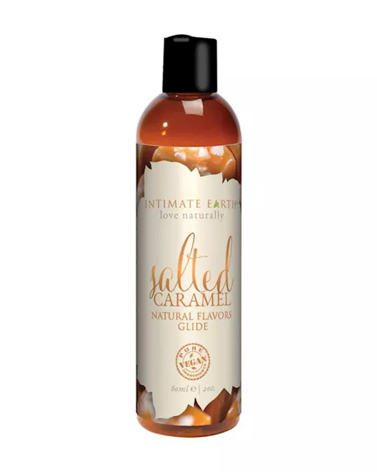 Intimate Earth Natural Flavours Glide  Salted Caramel