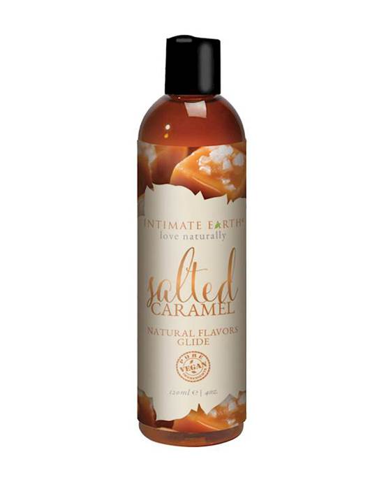 Intimate Earth Natural Flavours Glide  Salted Caramel