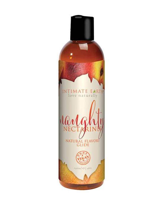 Intimate Earth Natural Flavours Glide - Nectarine