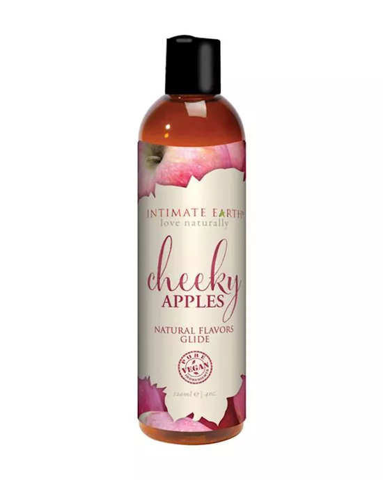 Intimate Earth Natural Flavours Glide  Apple