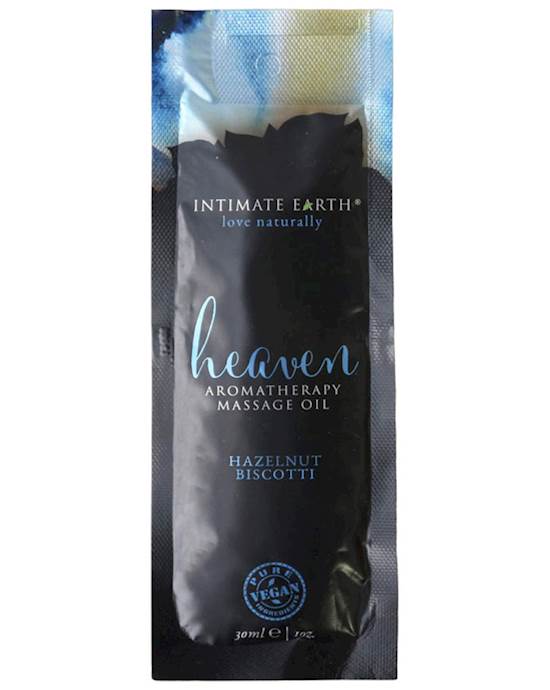 Intimate Earth Heaven Aromatherapy Massage Foil - Hazelnut Biscotti