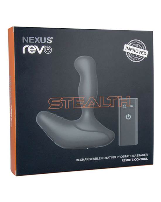 Revo Stealth Waterproof Remote Control Rotating Prostate Massager 