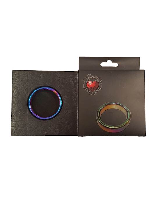 Desir Multi Coloured Cock Ring (40mm)