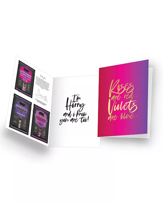 Naughty Notes Greeting Card Roses are Red Violets are Blue