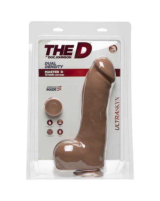The Master D Ultraskyn Dildo With Balls