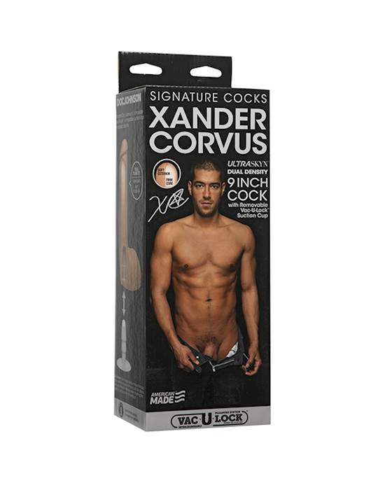 Xander Corvus Ultraskyn Cock With Removable Vac-u-lock Suction Cup