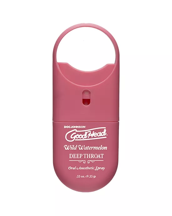Doc Johnson GoodHead Deep Throat Spray To Go  Watermelon