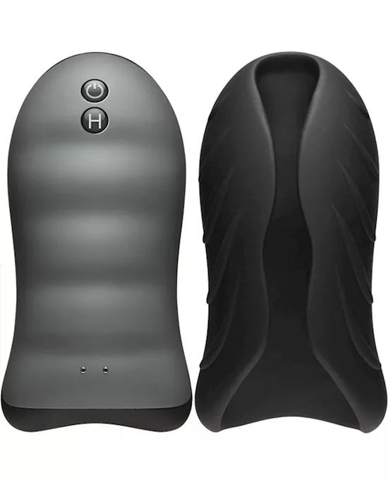 OptiMALE  Vibrating Silicone Warming Stroker