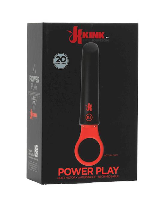 Kink - Power Play Vibrator With Silicone Grip Ring