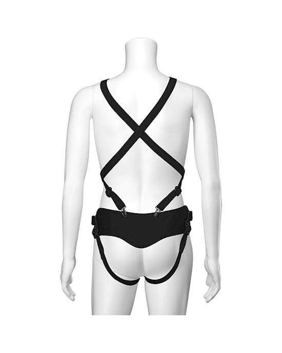 Vac-u-lock Chest & Suspender Harness With Plug 