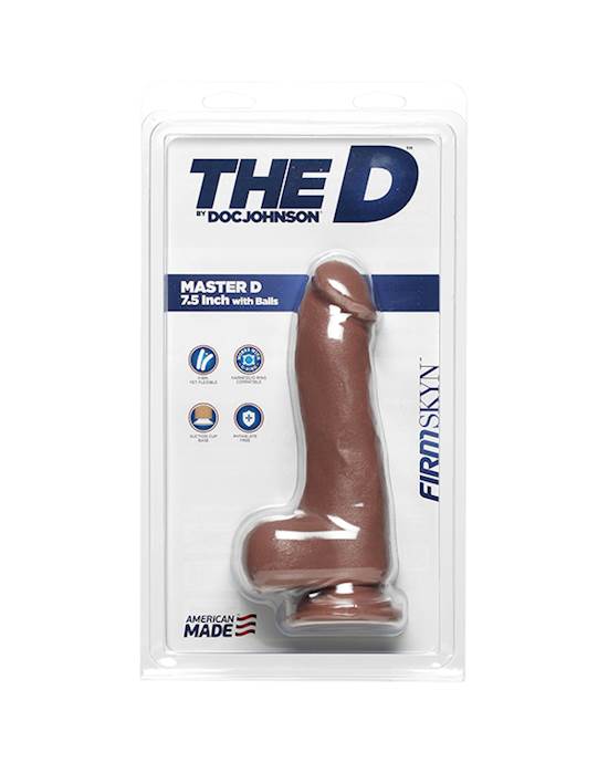 The Master D Firmskyn Dildo With Balls