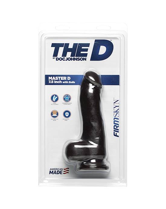 The Master D Firmskyn Dildo With Balls