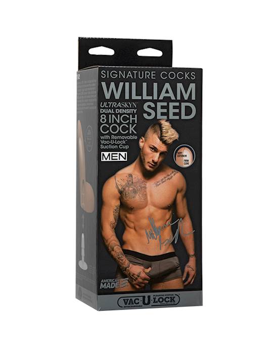 William Seed Ultraskyn Cock With Removable Vac-u-lick Suction Cup