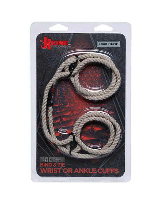 Kink Hogtie Bind & Tie 6mm Wrist Or Ankle Cuffs