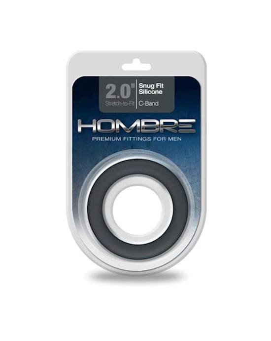 Hombre Snug-fit Silicone C-band Charcoal Black
