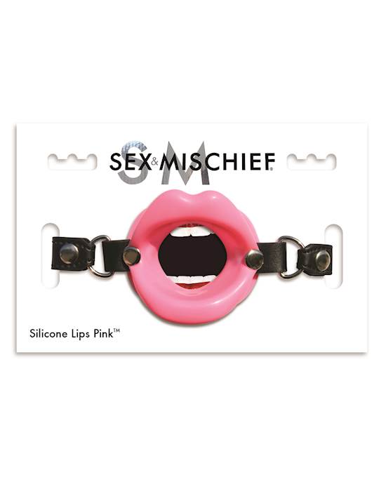 S And M Silicone Lips Mouth Gag