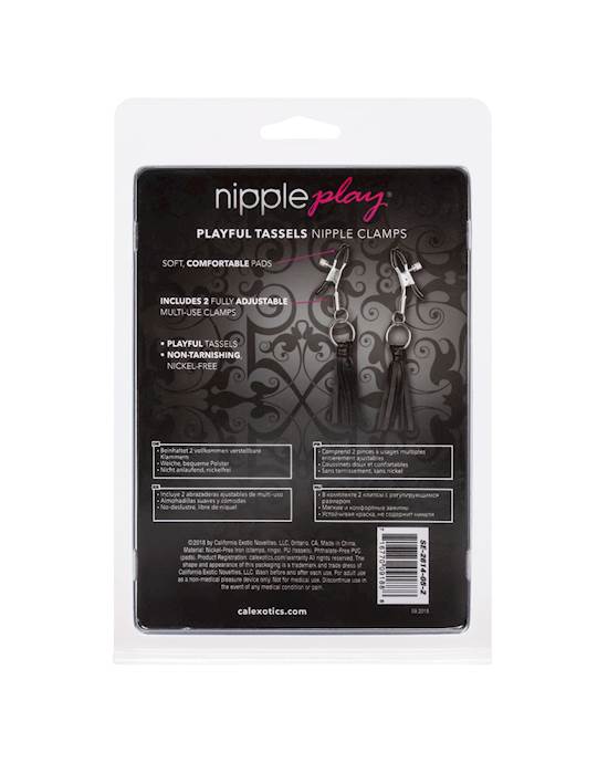Nipple Play Playful Tassels Nipple Clamps