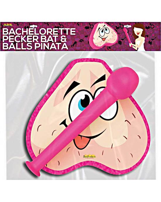 Bachelorette Party Pecker Bat And Balls Pinata