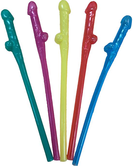 Penis Straws - 1 Piece (Random Colour)
