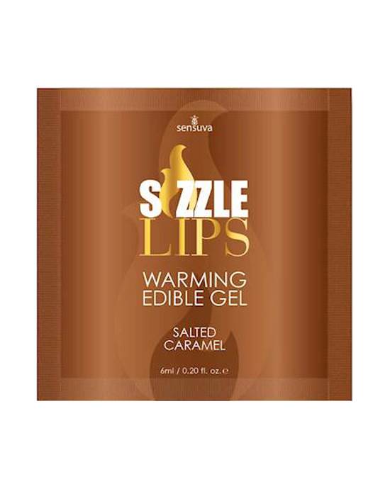 Sizzle Lips Warming Gel   Caramel