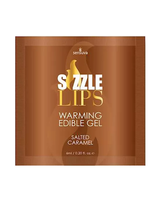 Sizzle Lips Warming Gel   Caramel