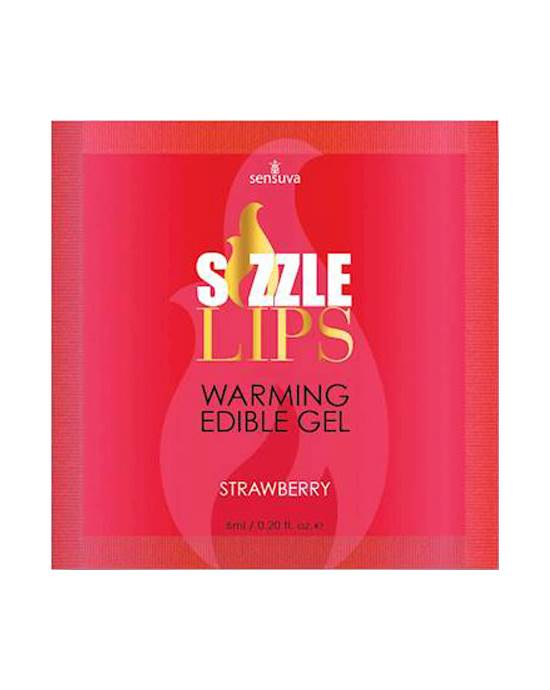 Sizzle Lips Warming Gel   Strawberry