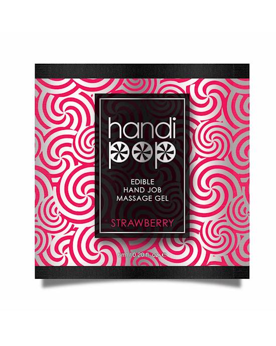 Handipop Hand Job Massage Gel   Strawberry