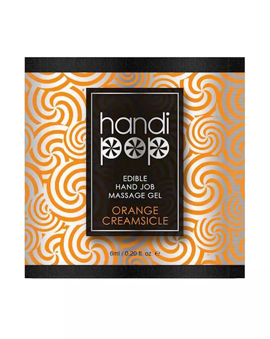 Handipop Hand Job Massage Gel   Orange
