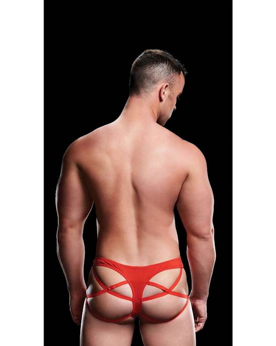 Baci Low Rise Thong With Straps
