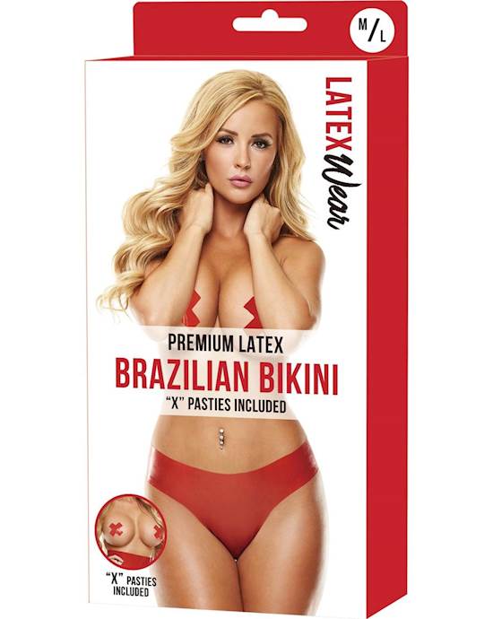 Premium Latex Brazilian Bikini  SM
