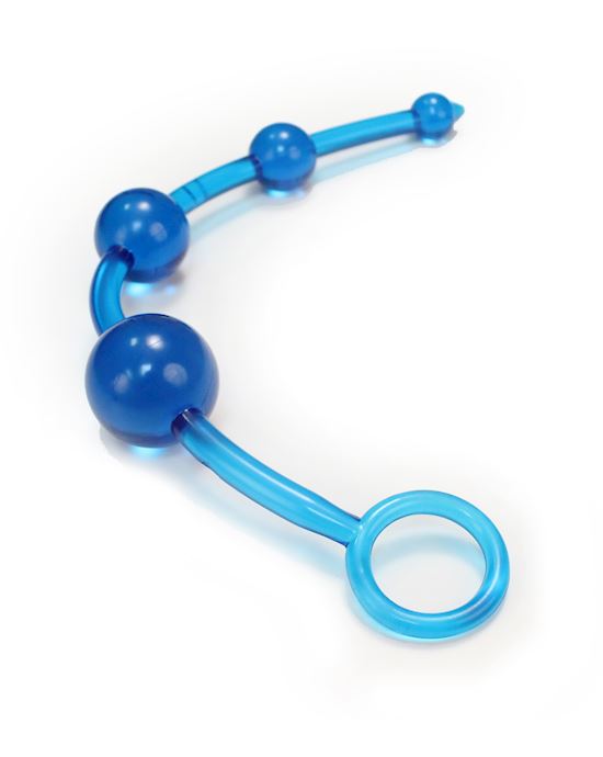 Blue Anal Beads