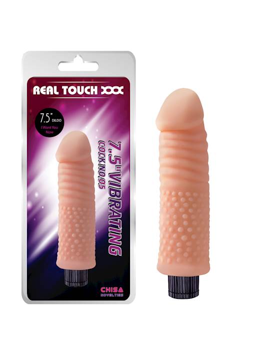 Real Touch Vibrating Cock No.05