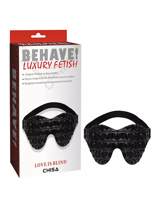 Love is Blind Alligator Blindfold