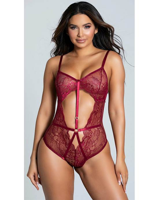 Lace And Mesh Teddy