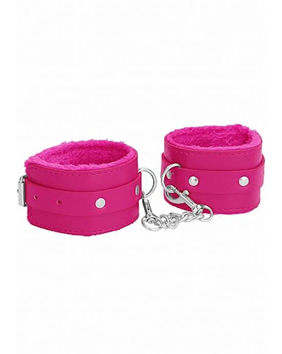 Ouch! Plush Leather Ankle Cuffs 