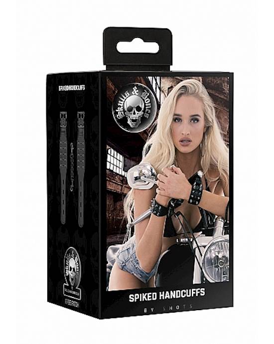 Ouch! Skulls And Bones - Handcuffs With Spikes 