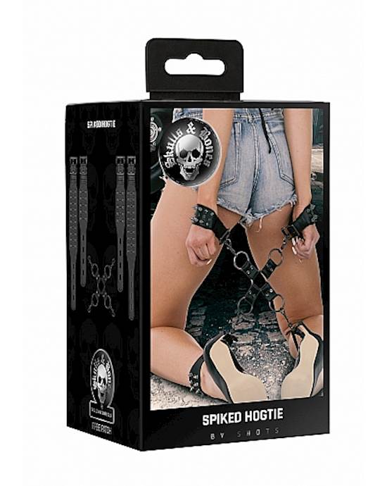 Ouch! Skulls And Bones - Hogtie With Spikes 