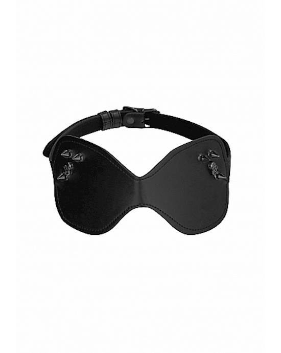 Ouch! Skulls And Bones - Large Eye Mask With Skulls & Spikes 
