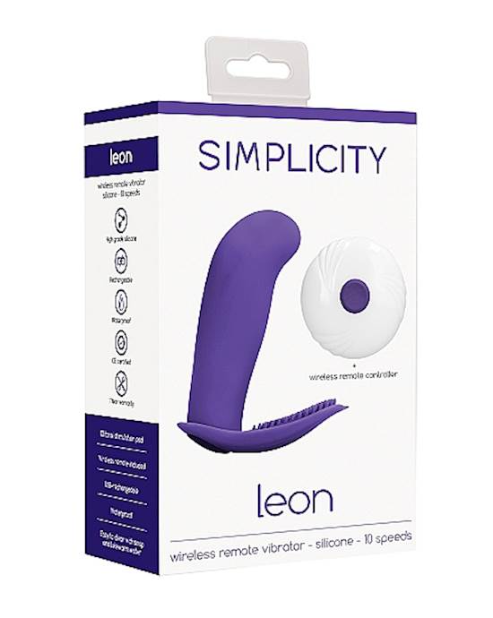 Wireless Remote Vibrator - Leon 