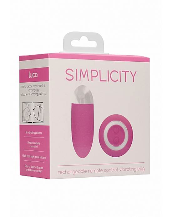 Luca - Rechargeable Remote Control Love Egg