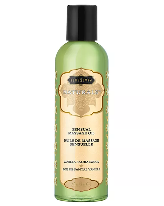 NATURALS MASSAGE OIL  Vanilla Sandalwood  59ml